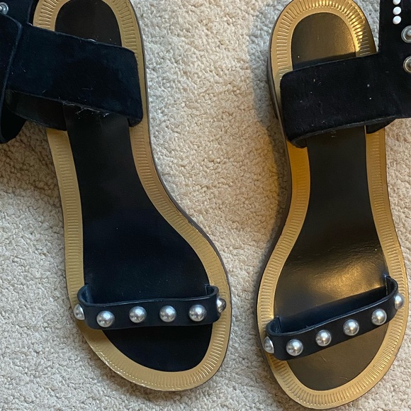 Isabel Marant Embellished Studded Heeled Sandals - Picture 6 of 7